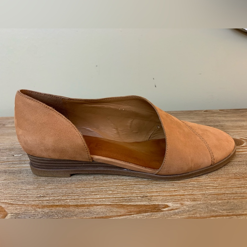 NWT 1. State Lindley Mule Suede Camel 8.5